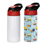 Termo de acero inoxidable para niños de 500ml color rojo