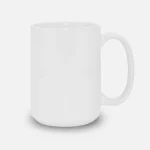 Taza blanca de 15oz