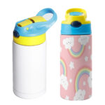Termo de acero inoxidable para niños de 500ml color azul